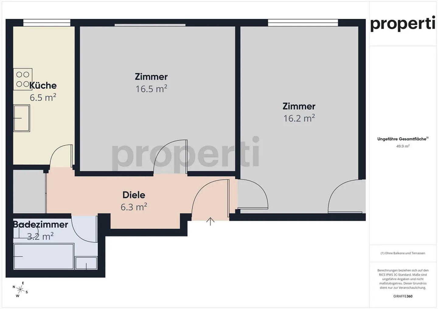 Charmante Wohnung mit Balkon - Foto 9 von 10