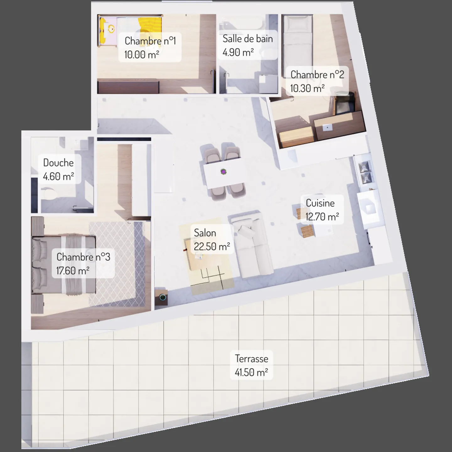 Neubau - 4,5-Zimmer-Wohnung im 2. Stock - Foto 2 von 6