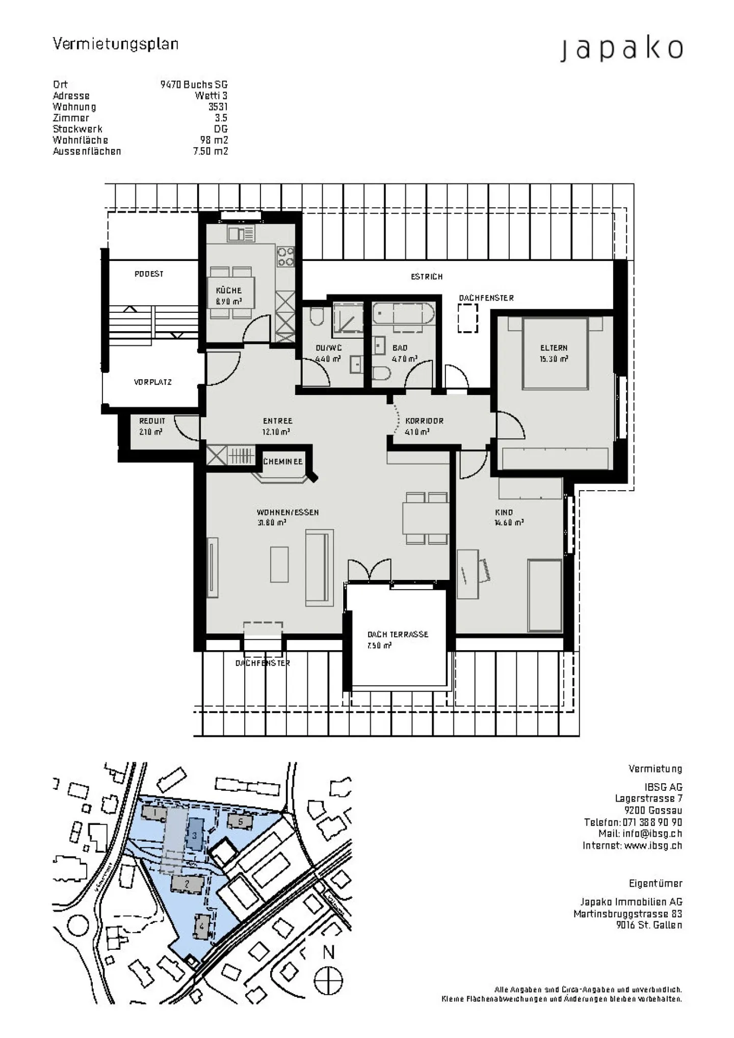 Attractive 3.5 Room Apartment in Werdenberg - Photo 10 of 12