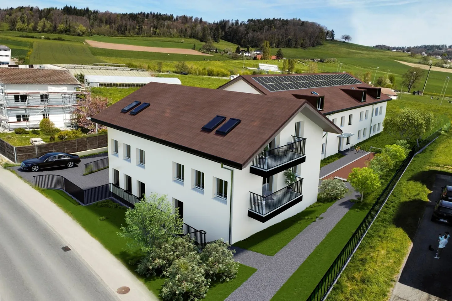Nouvelle promotion! 5.5 pièces  appartement avec balcon, Belfaux - Photo 2 sur 12