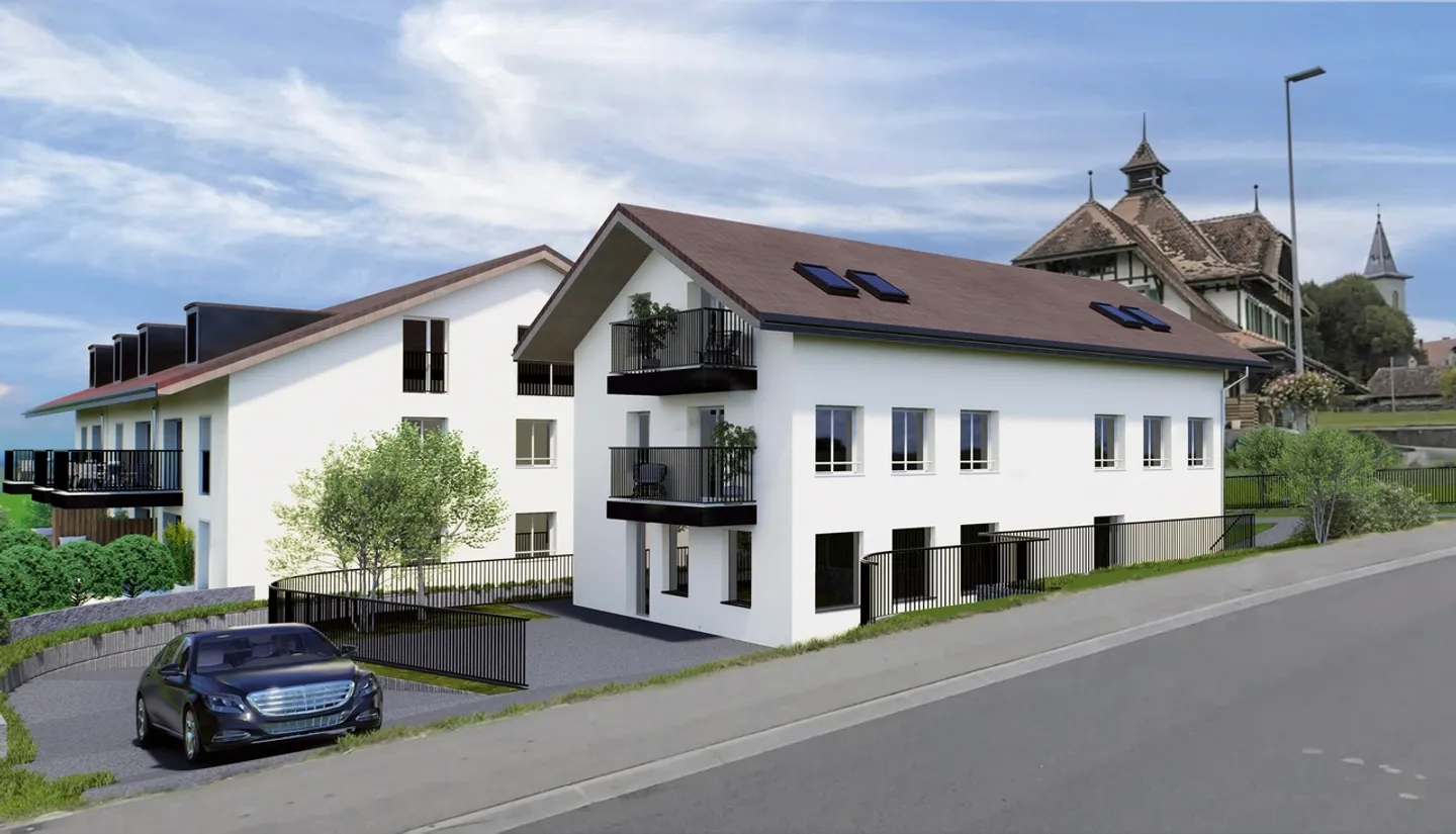 Nouvelle promotion! 5.5 pièces  appartement avec balcon, Belfaux - Photo 10 sur 12