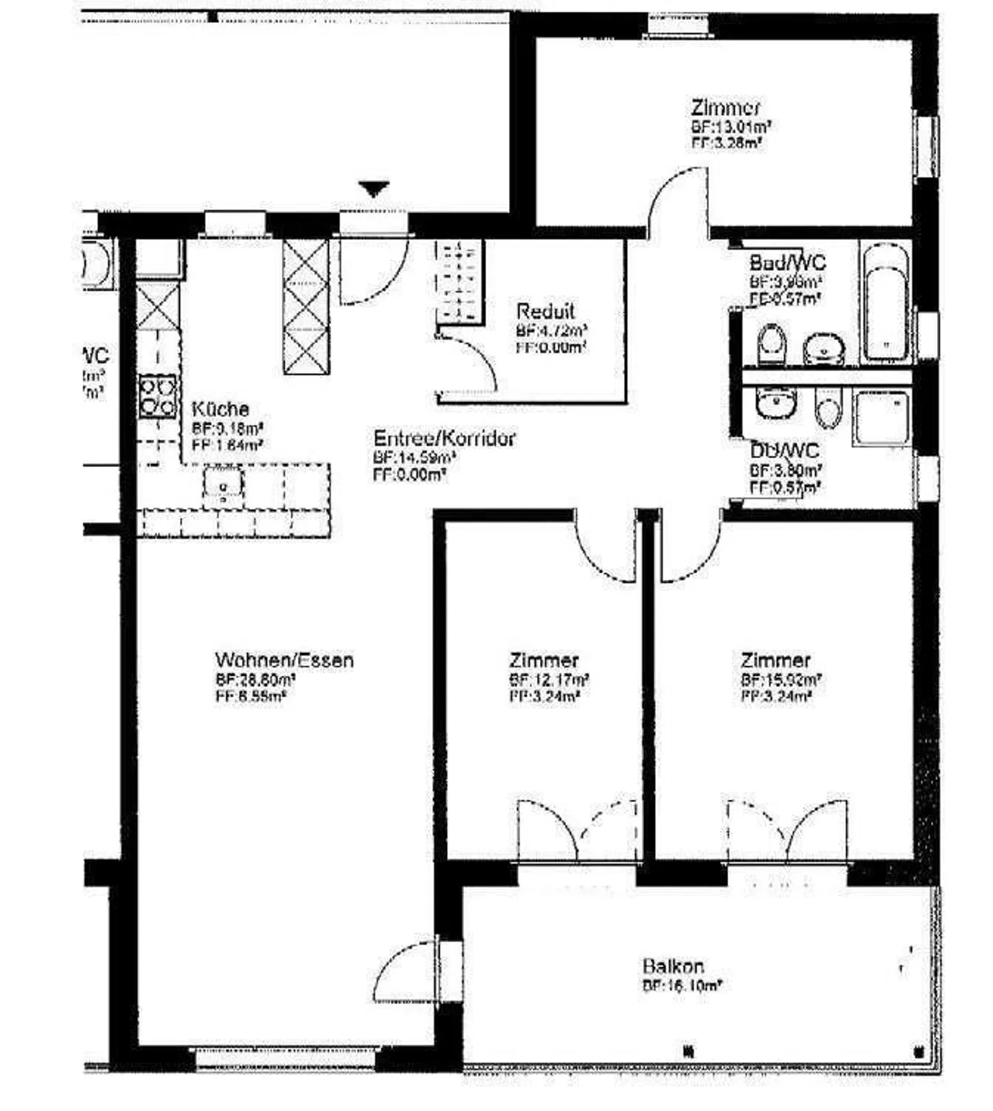 Geräumige Wohnung in Stadtnähe - Foto 8 von 8