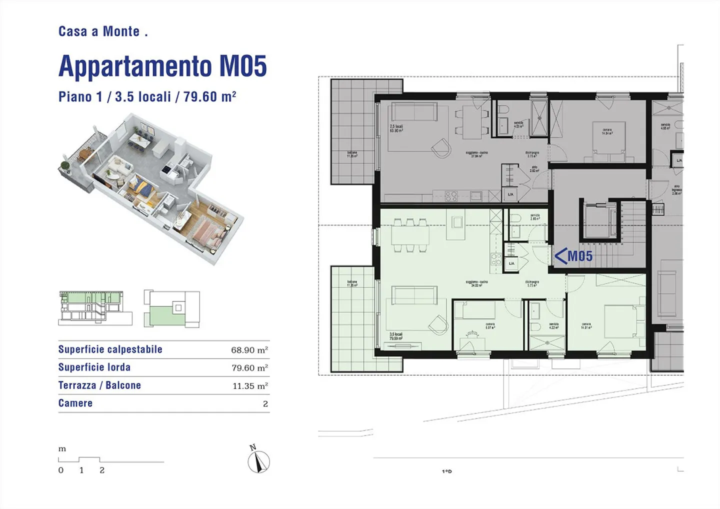 Neue 3.5-Zimmer-Wohnungen in Cadenazzo - Foto 12 von 12