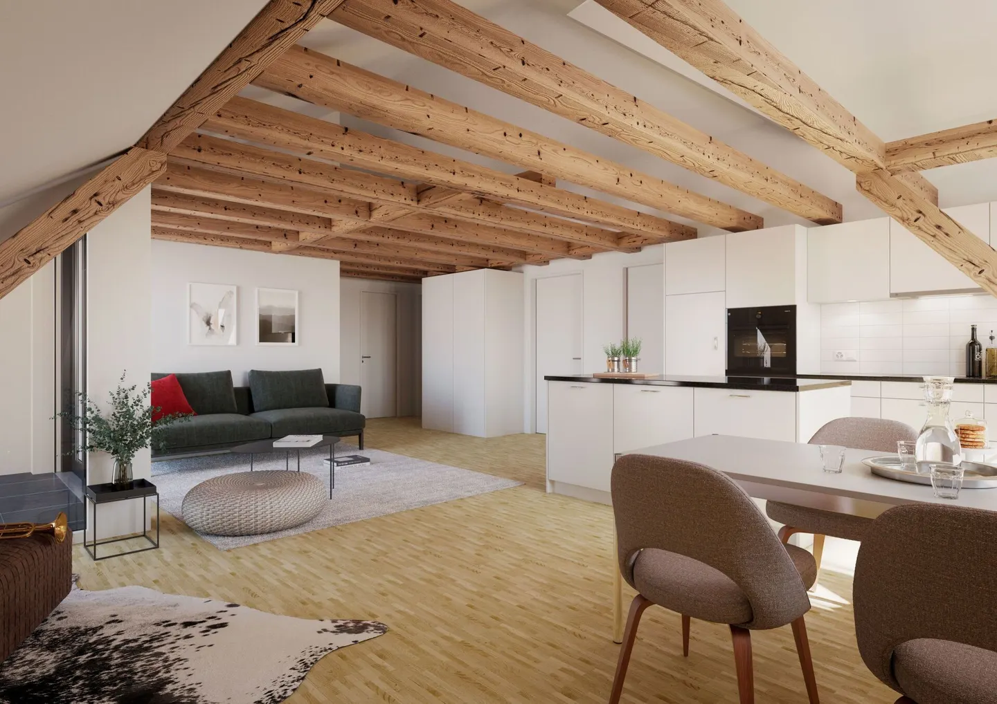 Moderno attico con loggia in posizione centrale - Foto 1 di 4