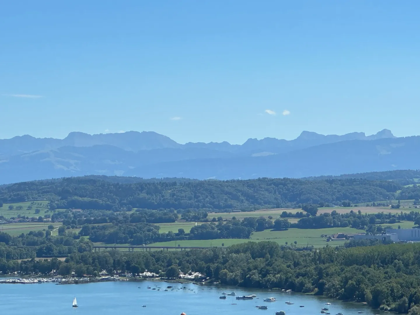 LAND WITH INCREDIBLE VIEW OF LAKE MORAT - Photo 9 of 10