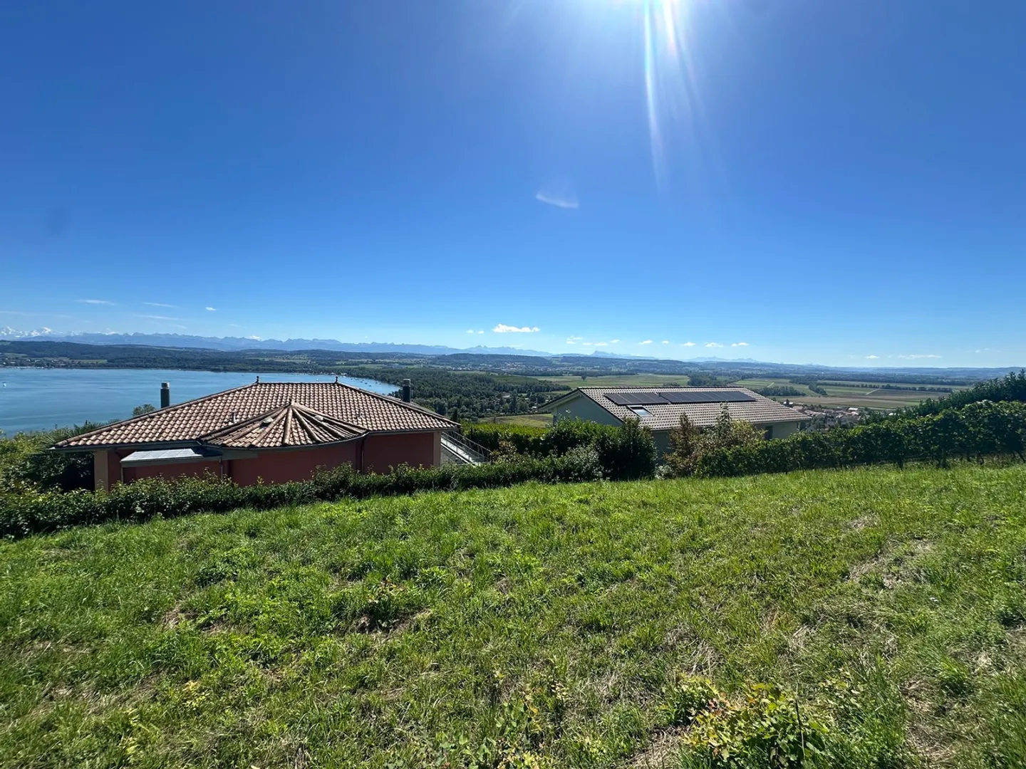 LAND WITH INCREDIBLE VIEW OF LAKE MORAT - Photo 6 of 10