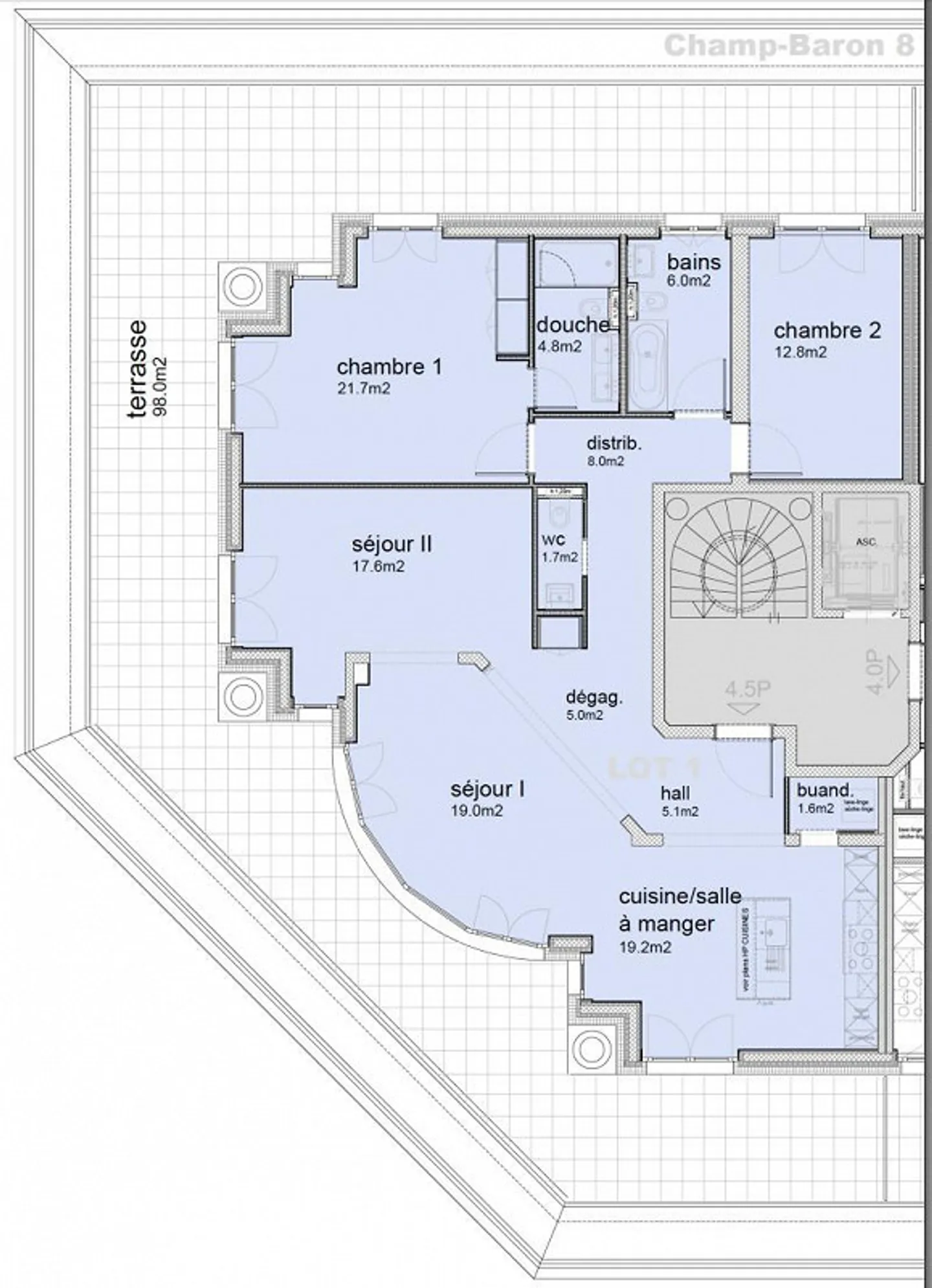 Wunderschöne Penthouse-Wohnung mit großer Terrasse - Foto 12 von 12