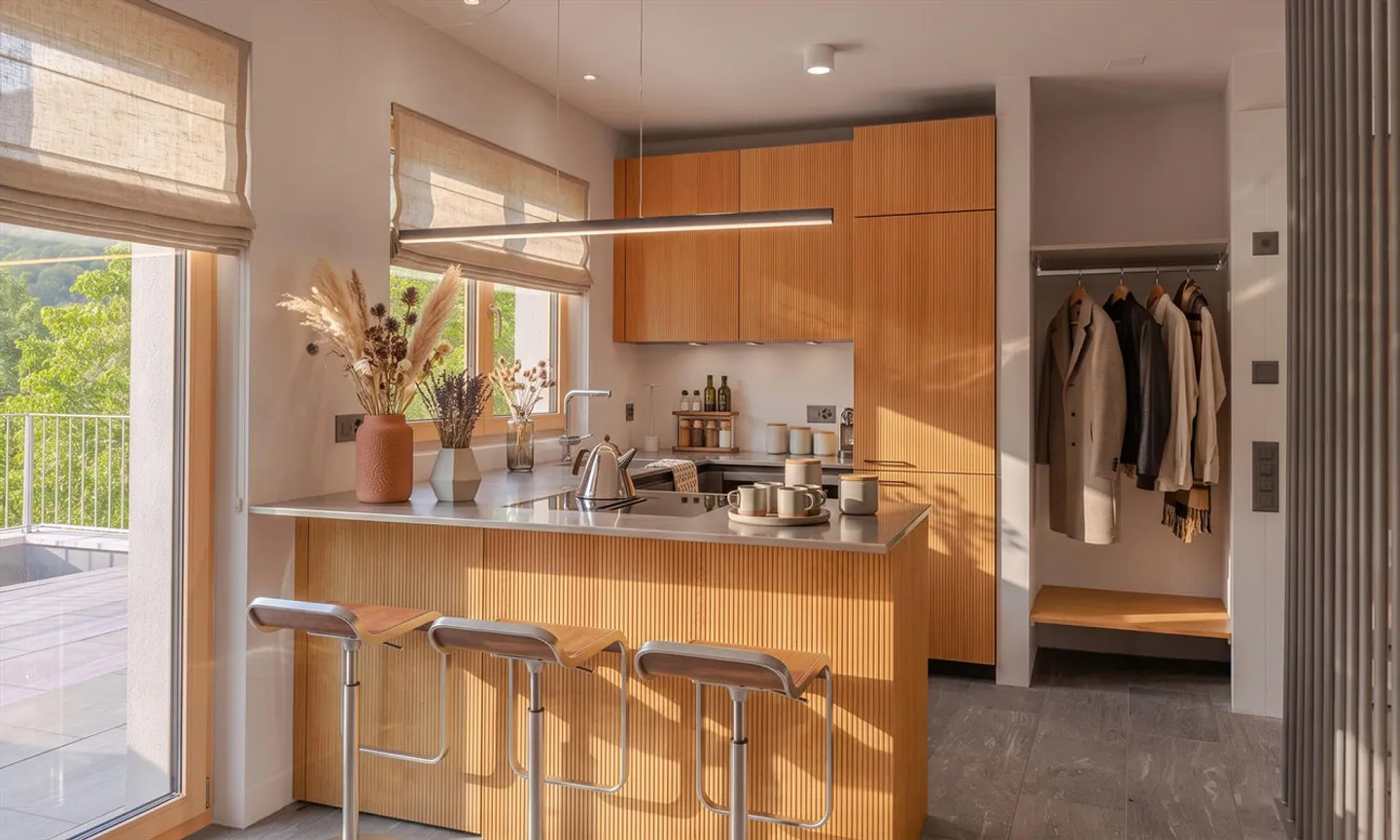 NOUVELLE MAISON DE 3.5 PIÈCES AVEC JARDIN ET DÉPENDANCE À BRENO - Photo 4 sur 9