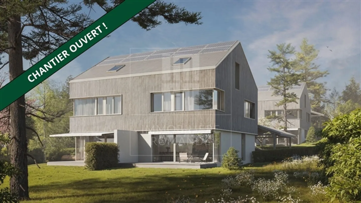 «Doppelhaushälfte mit 5,5 Zimmern in unmittelbarer Nähe von Lausanne» - Foto 1 von 6