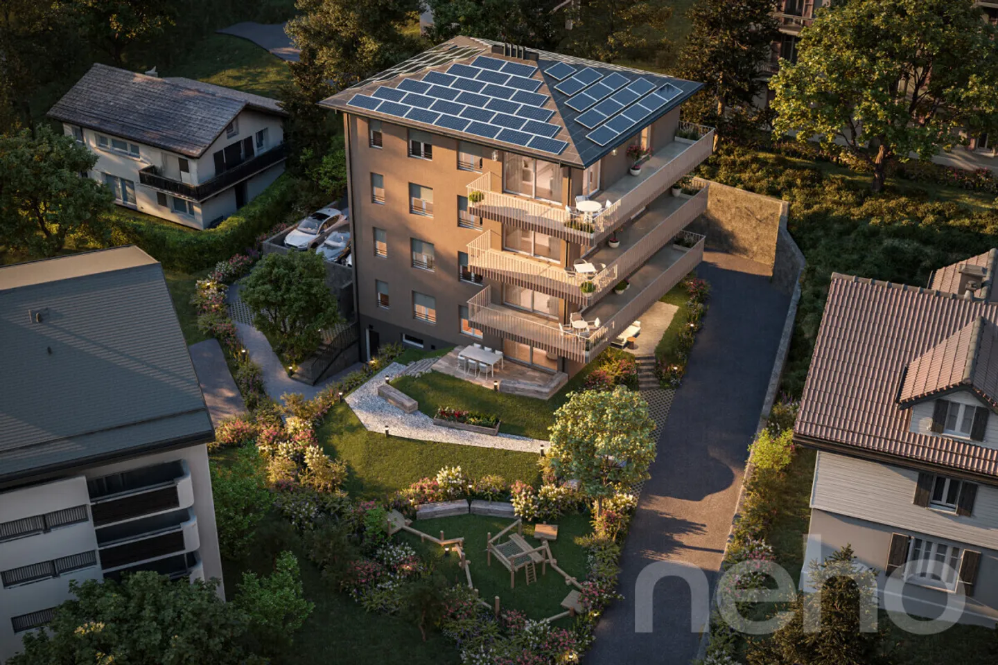 Wunderschöne Wohnung mit privatem Garten und großer Terrasse - Foto 3 von 9