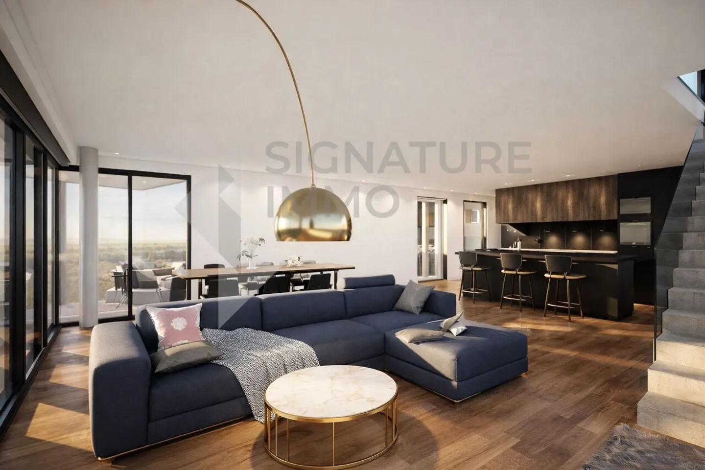 Contemporary semi-detached villa with terrace in Ursy - Photo 1 of 5