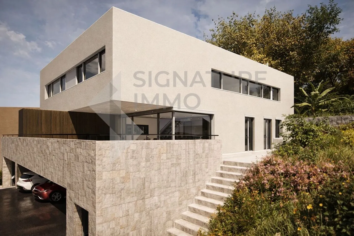 Contemporary semi-detached villa with terrace in Ursy - Photo 4 of 5