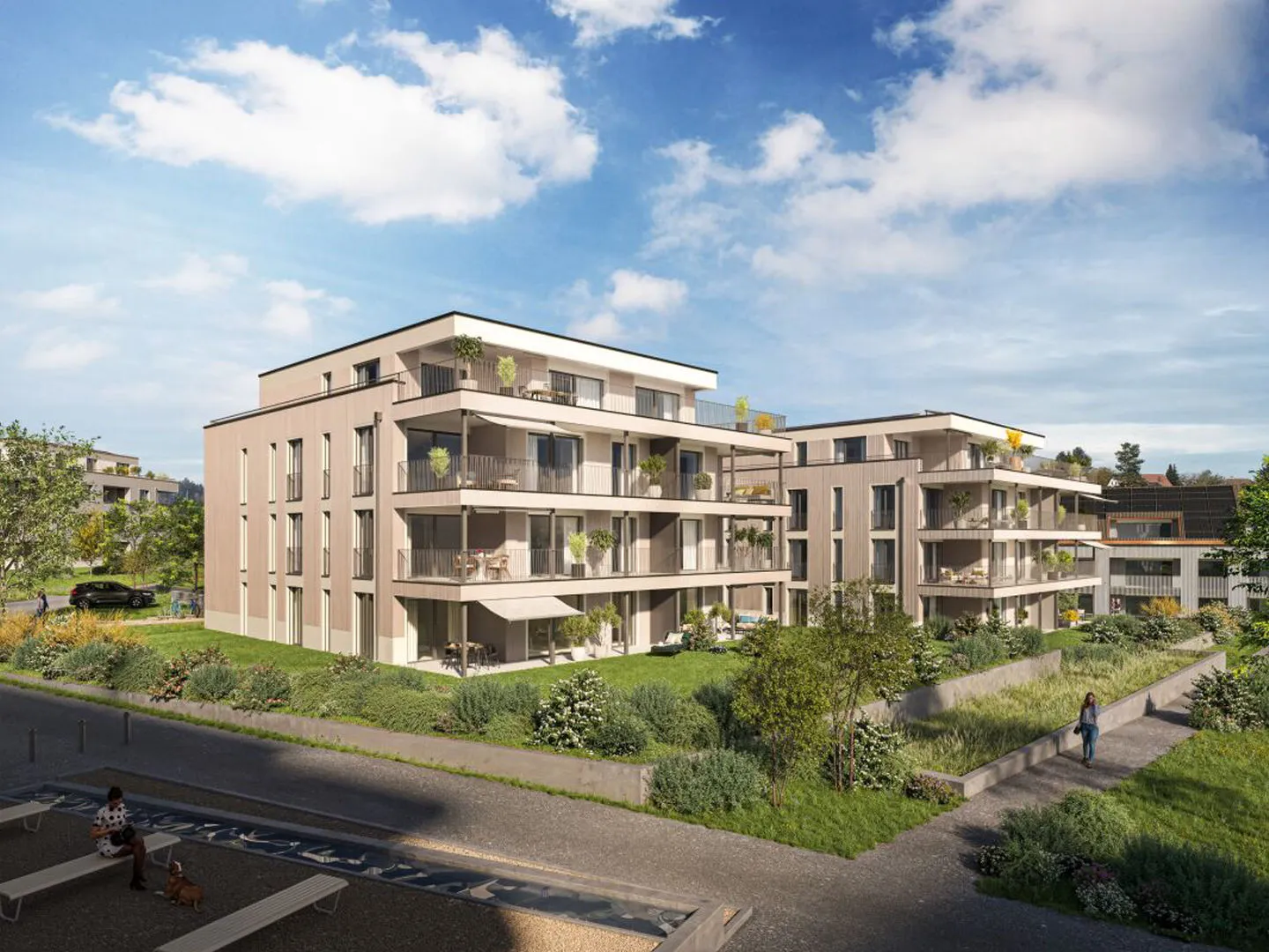 Nuovo progetto di costruzione "Coll d'Or" - Appartamento 3 1/2 camere - Foto 6 di 6