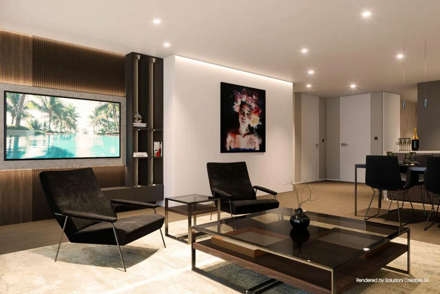 Luxurious 3.5 rooms: modernity and excellence with lake view - Photo 5 of 22