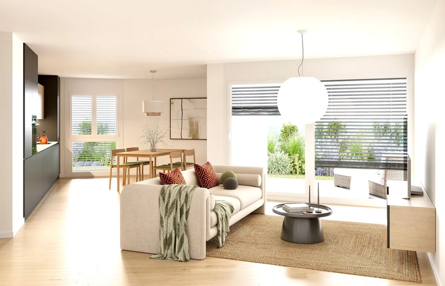 Magnifique appartement au rez-de-chaussée avec 3,5 pièces à Attalens (A02) - Photo 8 sur 13