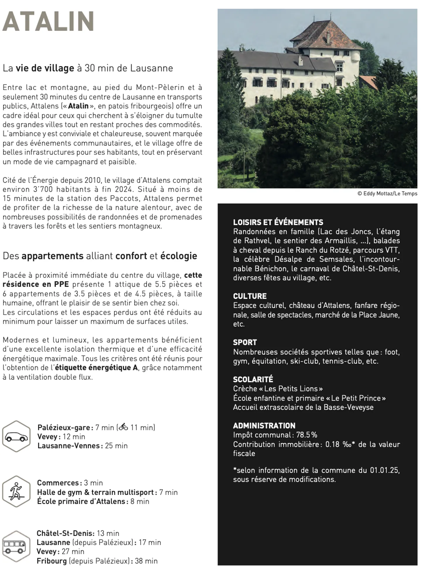 Magnifique appartement au rez-de-chaussée avec 3,5 pièces à Attalens (A02) - Photo 9 sur 13