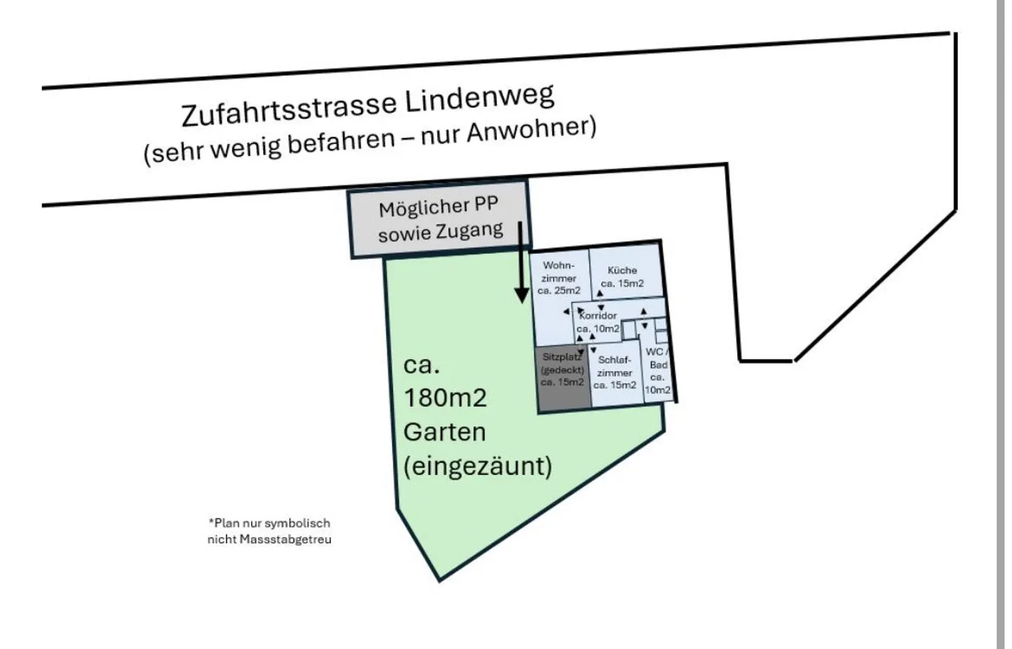 Attractive 2.5-room apartment with large garden - Photo 9 of 9