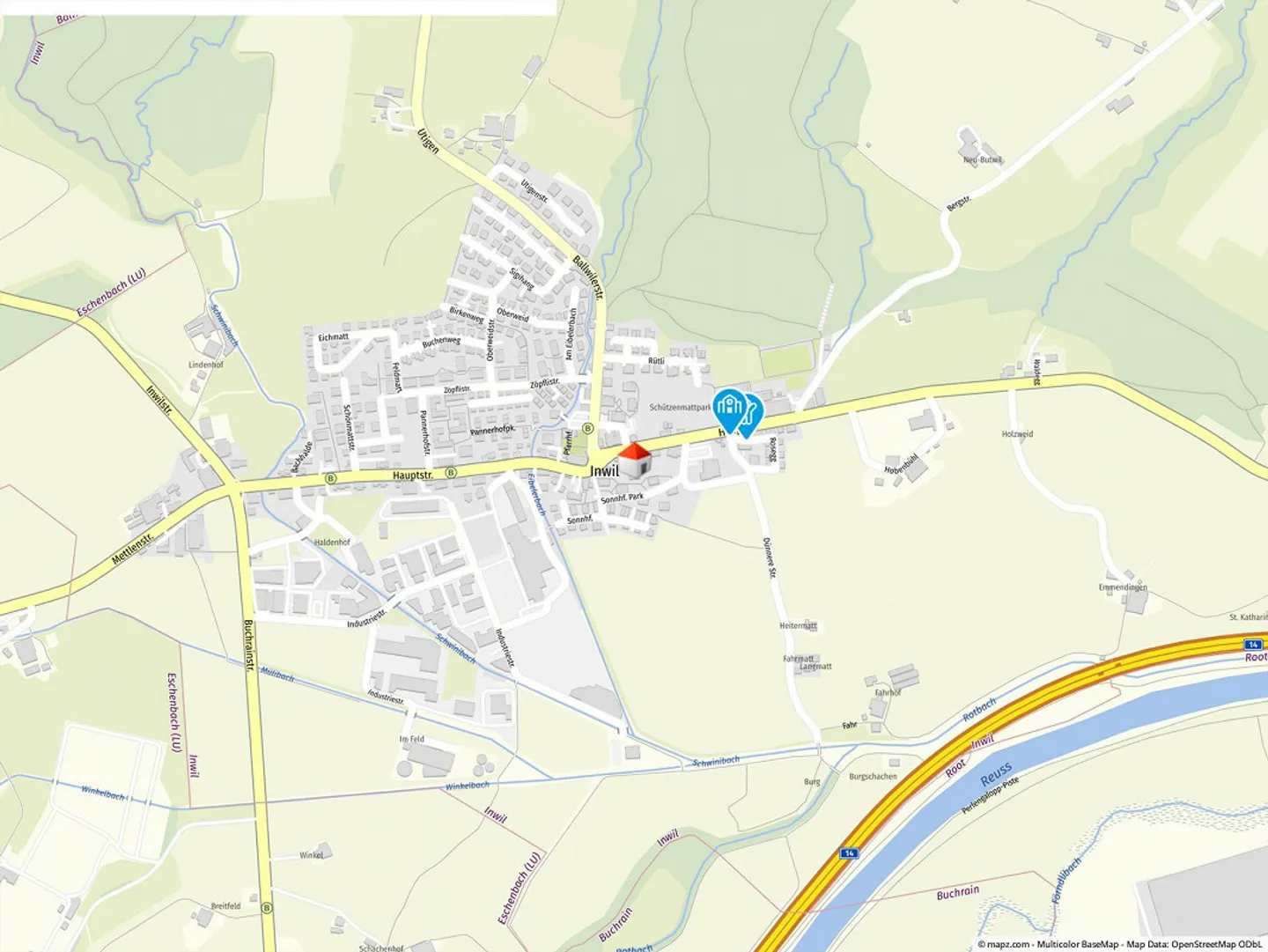 Quiet. Modern. Value-retaining. 2.5-room apartment in Sonnhof Park Inwil - Photo 14 of 15