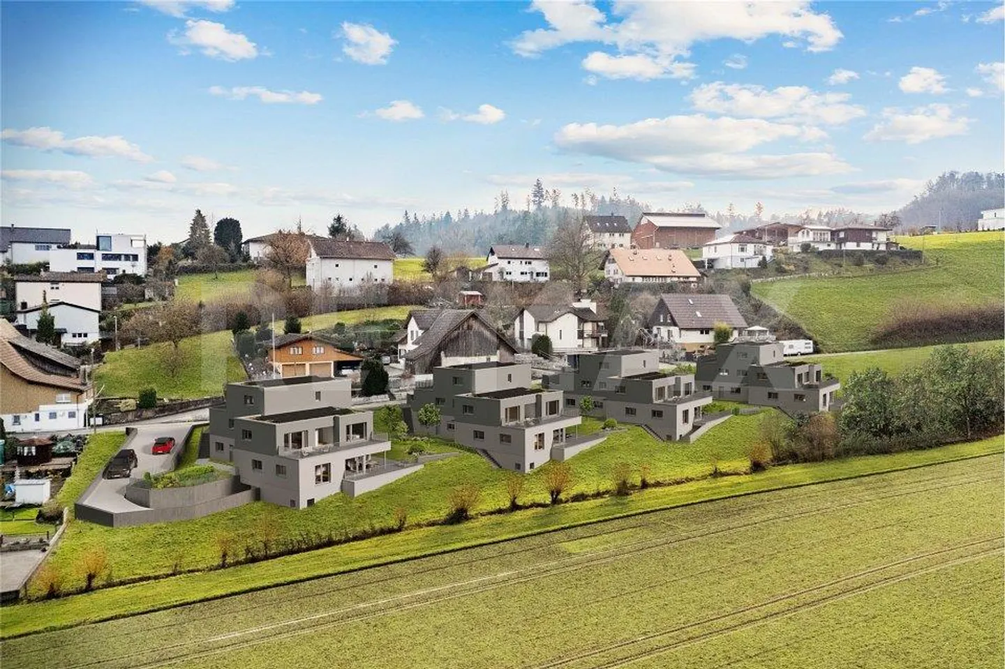 Maisons individuelles de haute qualité : avec vue sur la verdure, terrasse et construction durable (Maison 4b) - Photo 3 sur 12