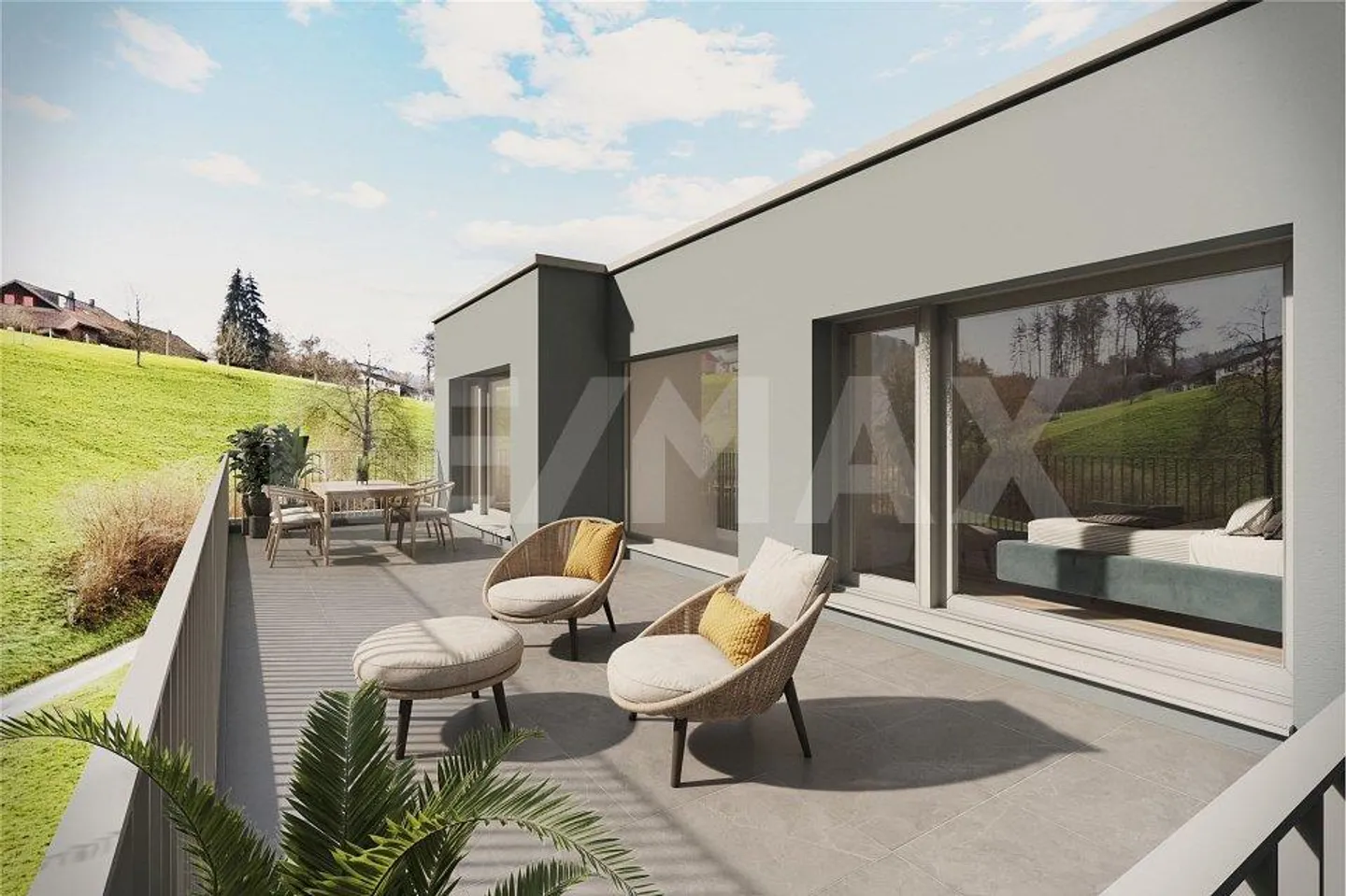 Maisons individuelles de haute qualité : avec vue sur la verdure, terrasse et construction durable (Maison 4b) - Photo 11 sur 12