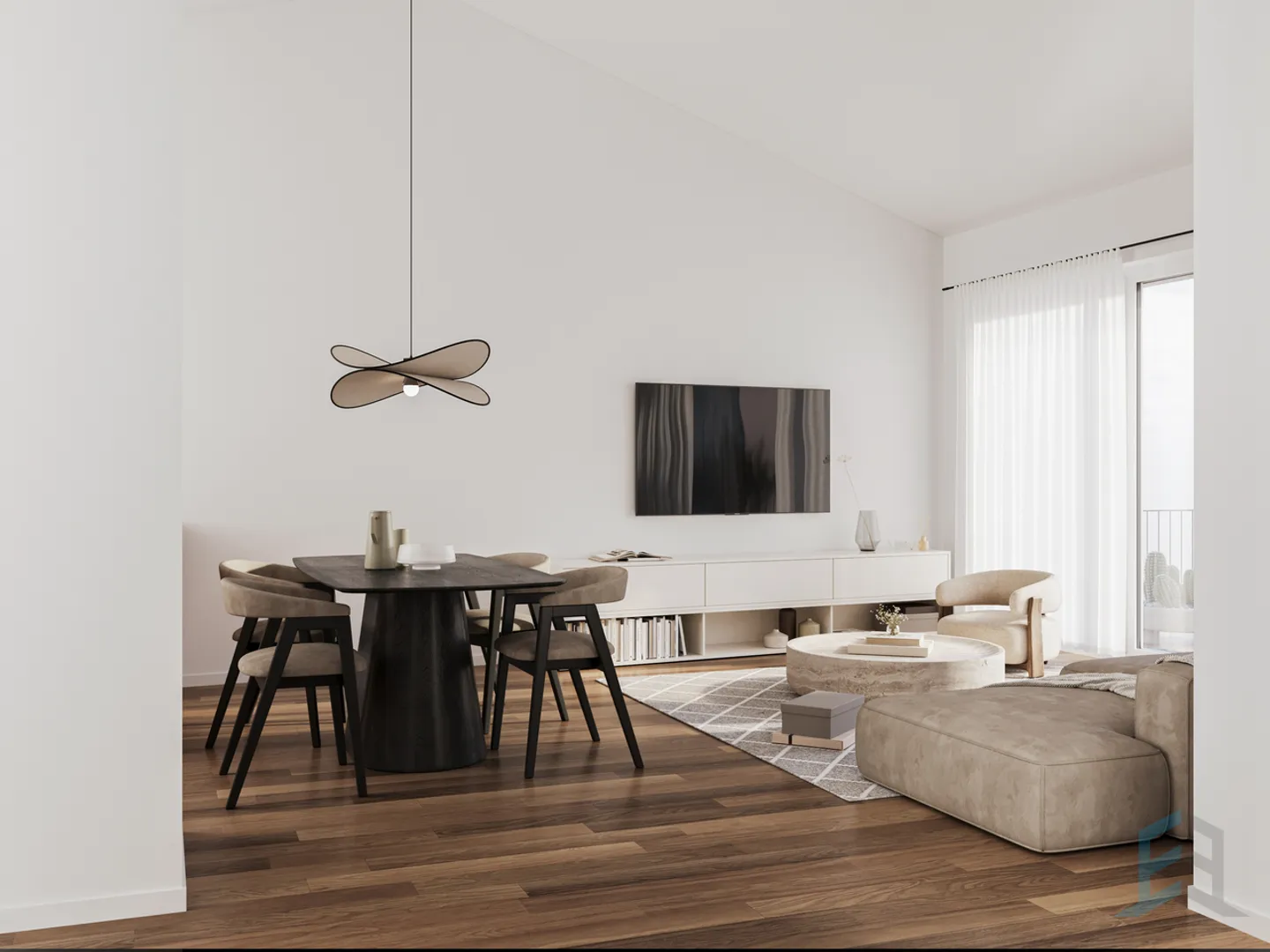 Stunning 4 1/2 Room Penthouse in a Project with 7 Units in Villa - Photo 5 of 5