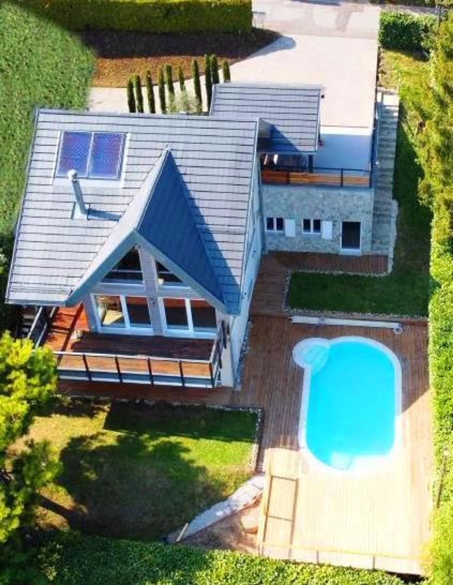 Villa mit beheiztem Pool, Panoramablick auf den Genfersee und die... - Foto 1 von 15