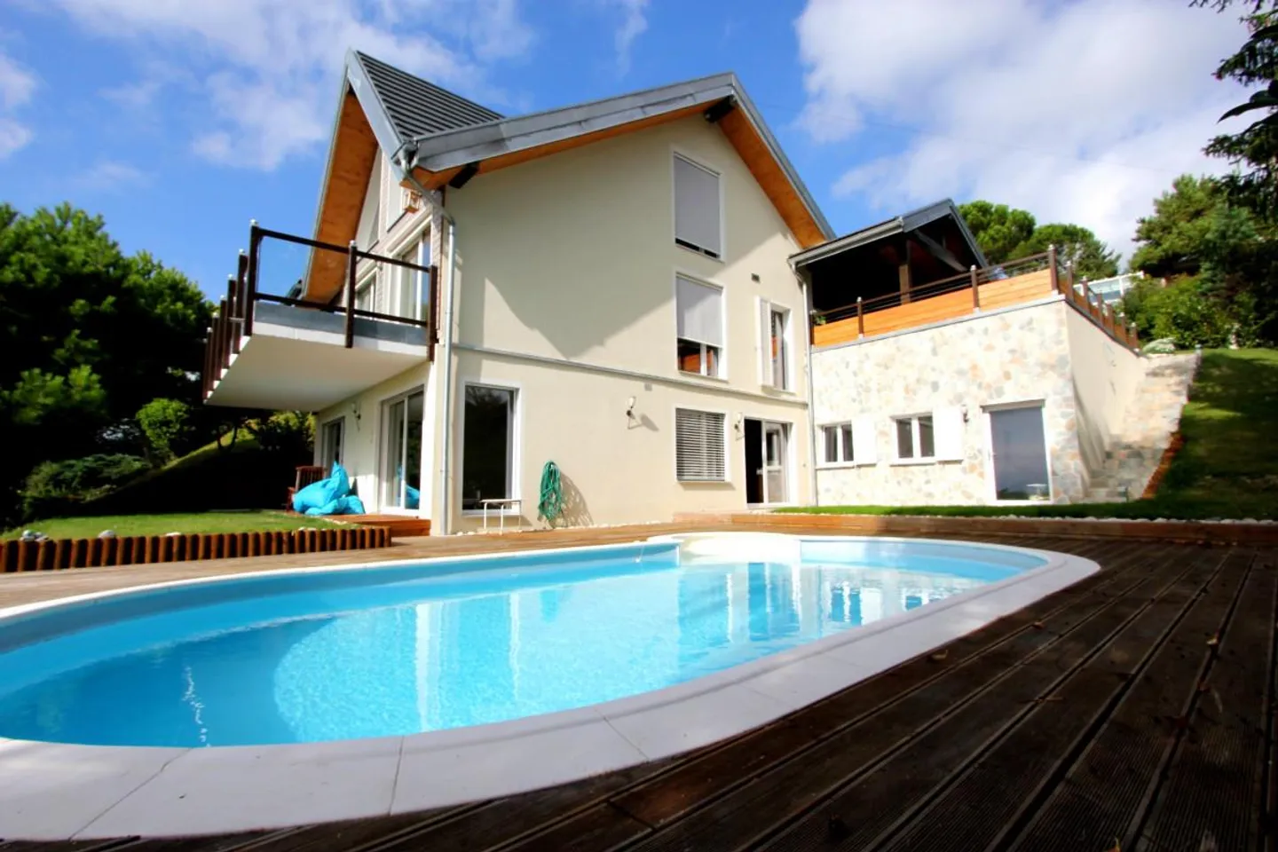 Villa mit beheiztem Pool, Panoramablick auf den Genfersee und die... - Foto 2 von 15