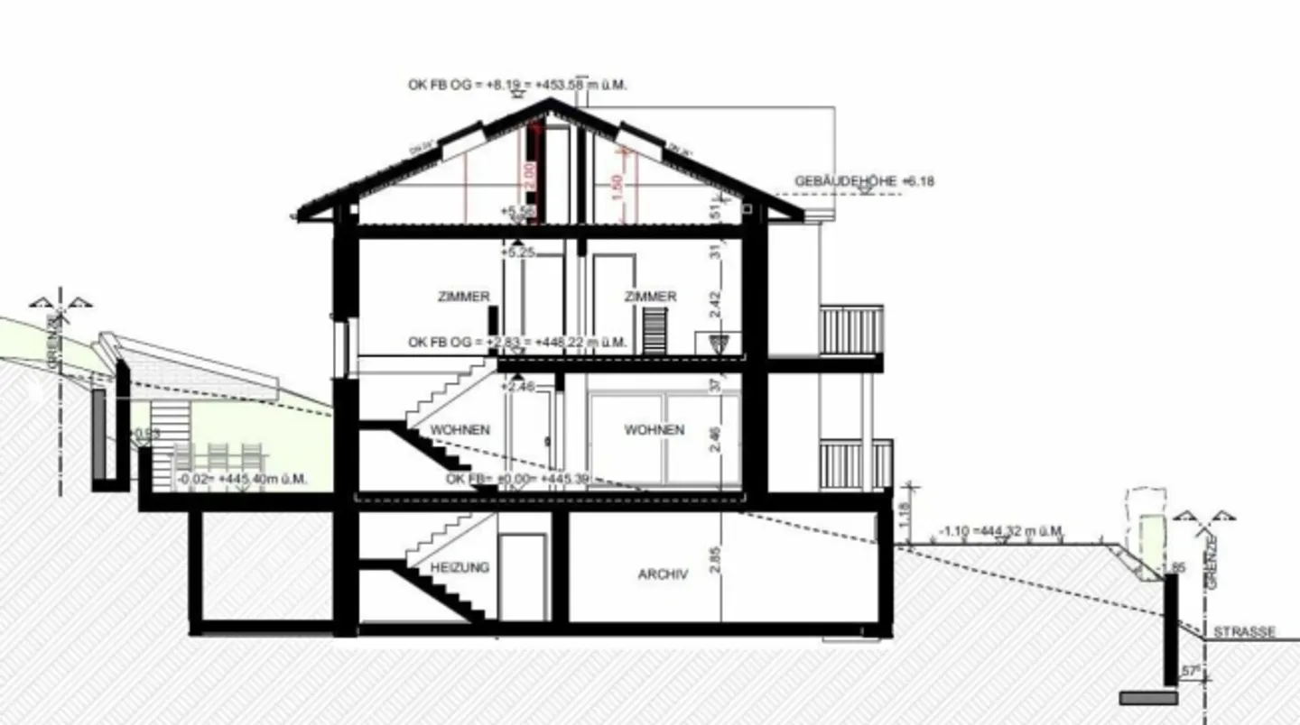 In affitto a Mammern, adiacente alla zona agricola, casa unifamiliare indipendente di 6½ locali con ascensore; in una posizione collinare non edificabile e con vista sul lago! - Foto 8 di 16