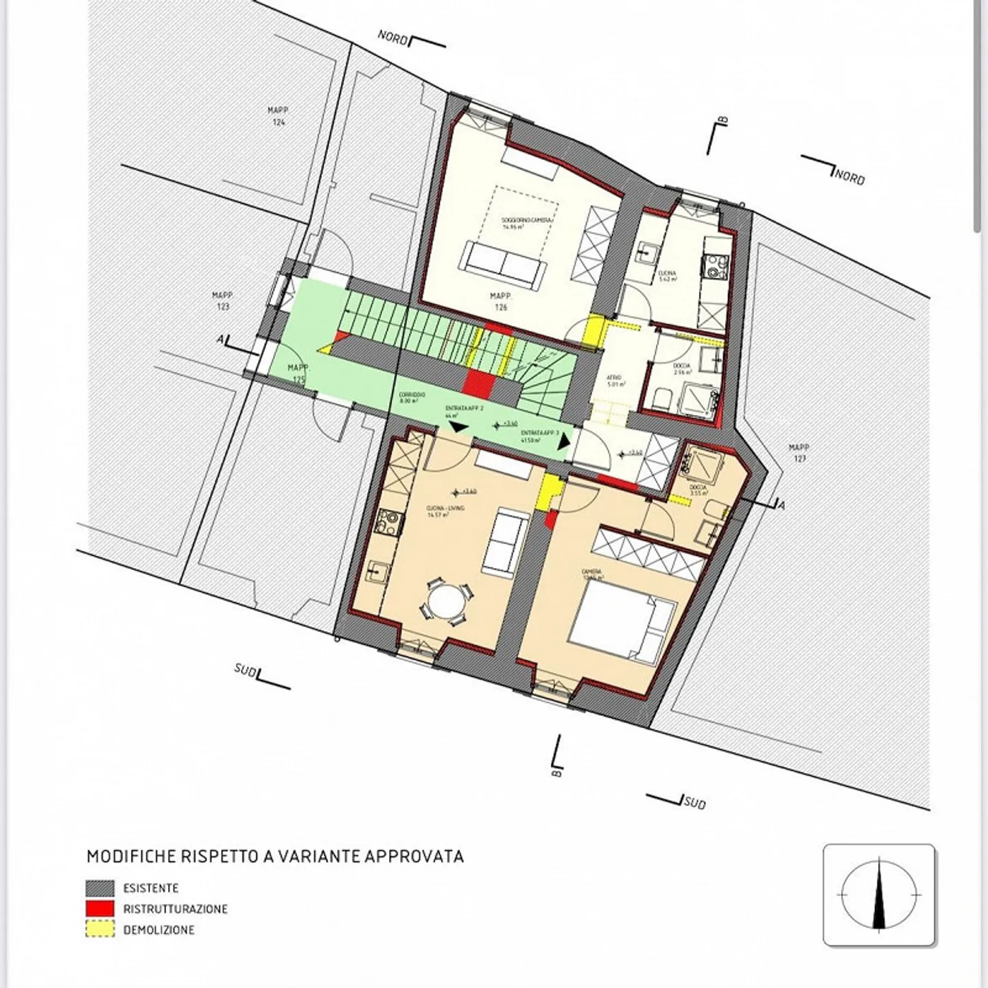 HAUS MIT 11.5 ZIMMERN ZU RENOVIEREN IM ZENTRUM VON RIVA SAN VITALE - Foto 5 von 7