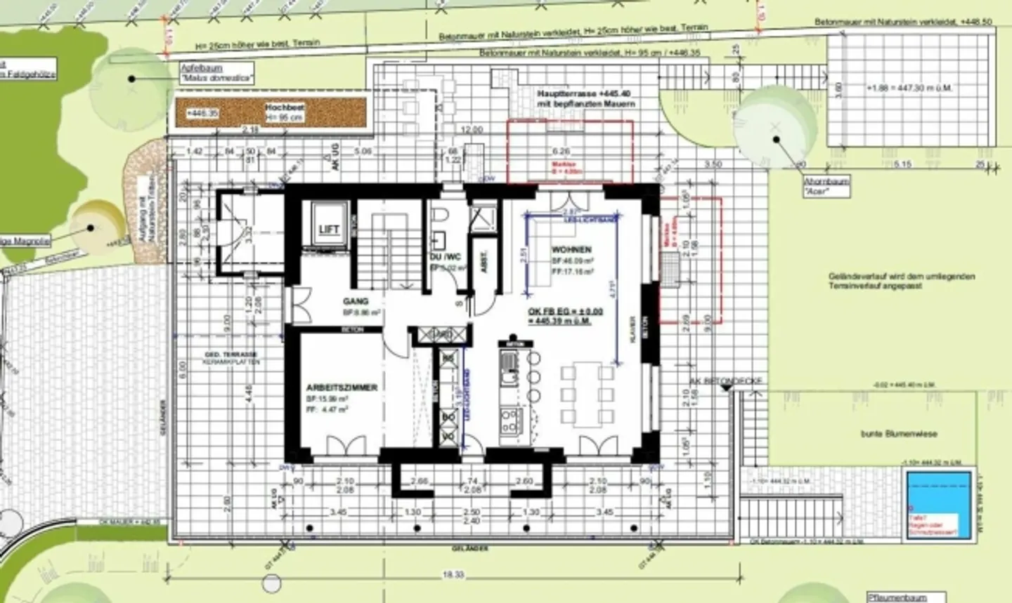 In affitto a Mammern, adiacente alla zona agricola, casa unifamiliare indipendente di 6½ locali con ascensore; in una posizione collinare non edificabile e con vista sul lago! - Foto 5 di 16