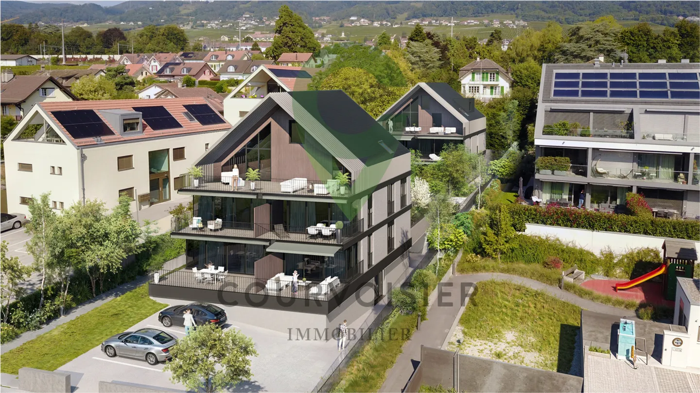 Lot B7 - Schönes 5,5-Zimmer helles Apartment mit Balkon und privatem Garten - Foto 7 von 8