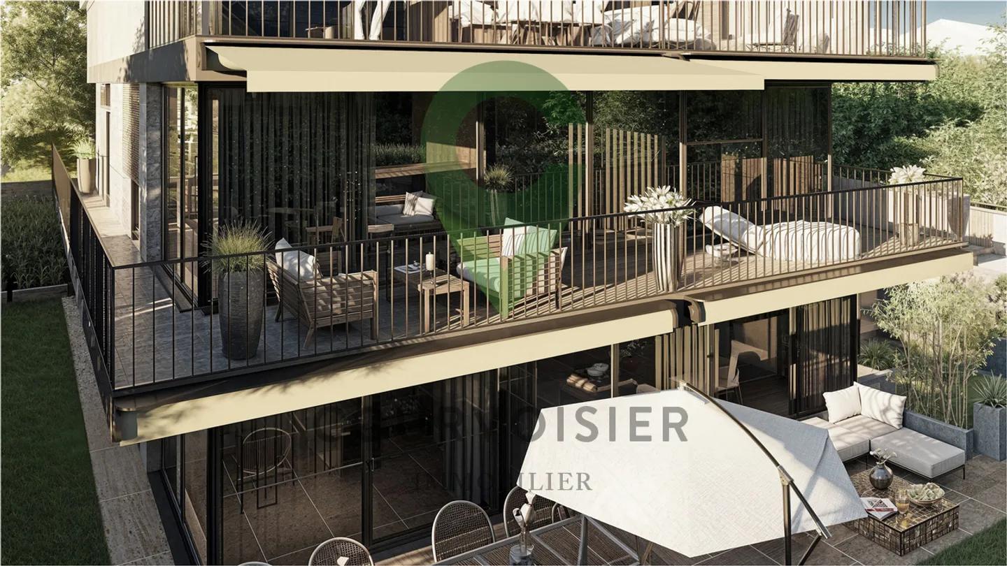 Lot B7 - Schönes 5,5-Zimmer helles Apartment mit Balkon und privatem Garten - Foto 2 von 8