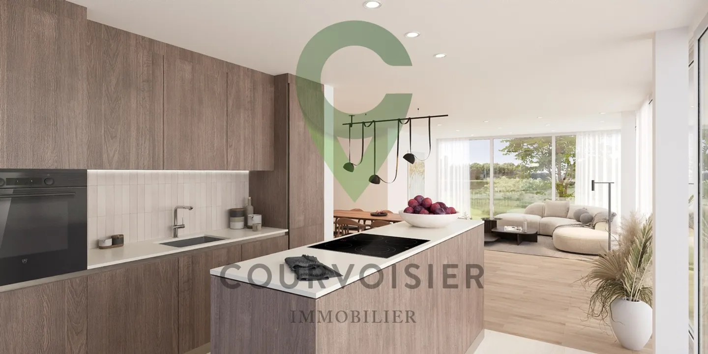 Lot B7 - Schönes 5,5-Zimmer helles Apartment mit Balkon und privatem Garten - Foto 3 von 8