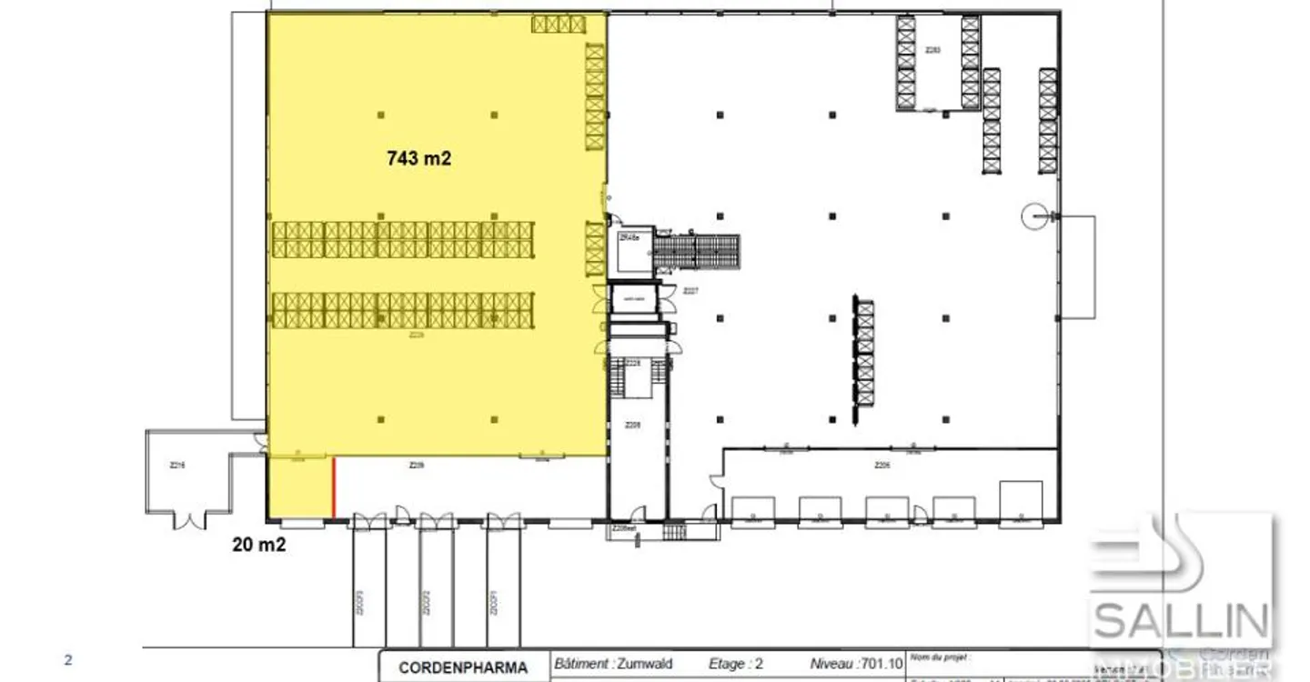 Warehouse/Hall of approx. 763 m², loading dock with loading ramp - Photo 9 of 10