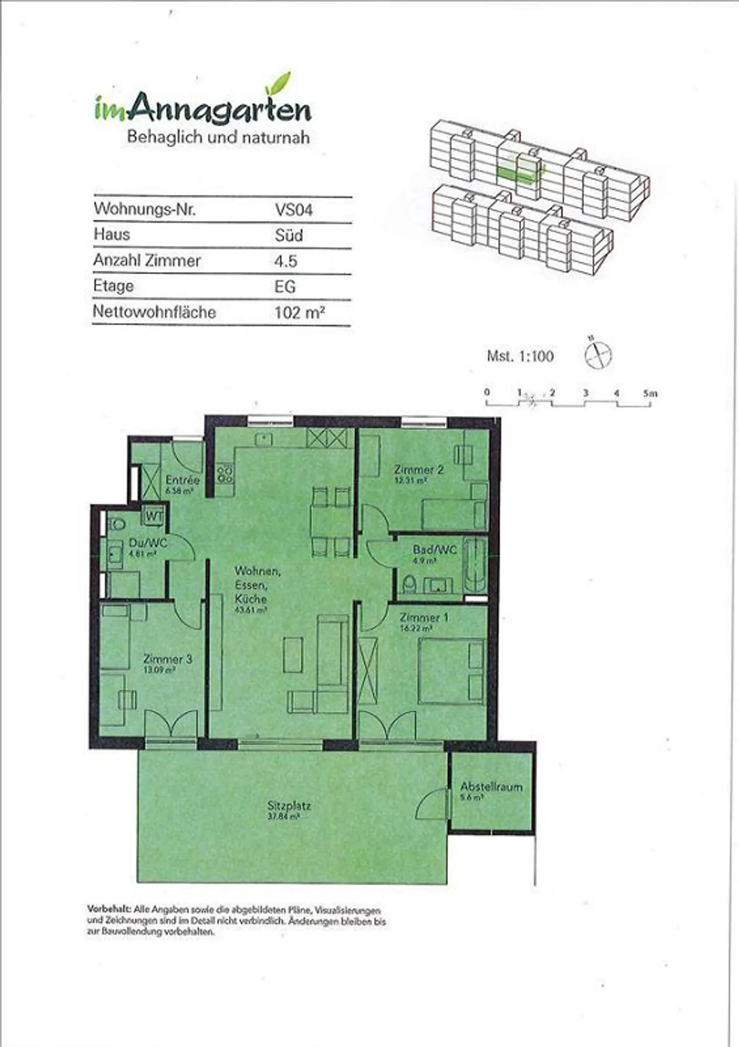 Appartement moderne dans un quartier familial - Photo 12 sur 12