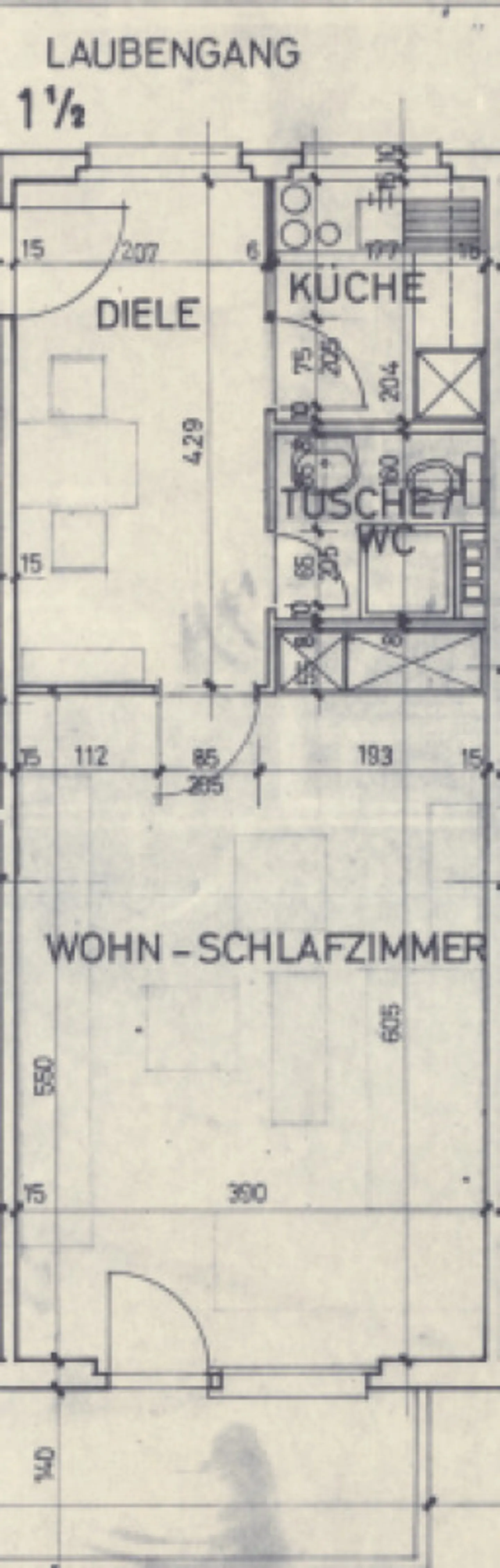 Central 1.5-room apartment in the best location - directly at the train station - Photo 6 of 6