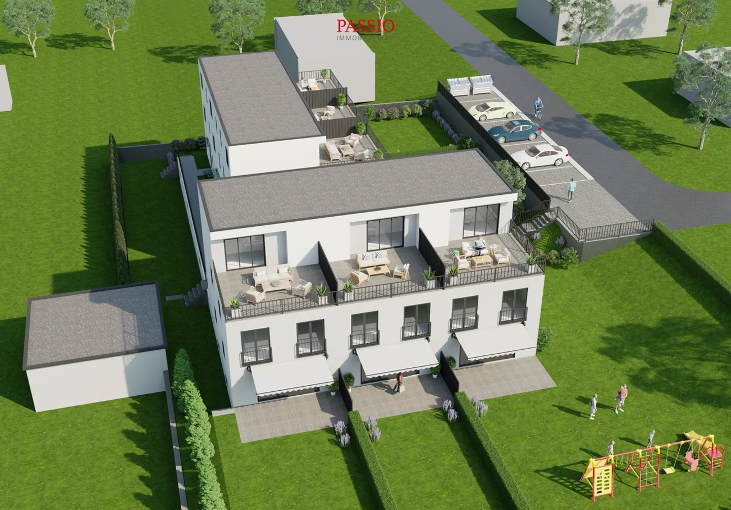 Maison de ville neuve de 5,5 pièces : moderne, flexible et familiale - Photo 1 sur 9