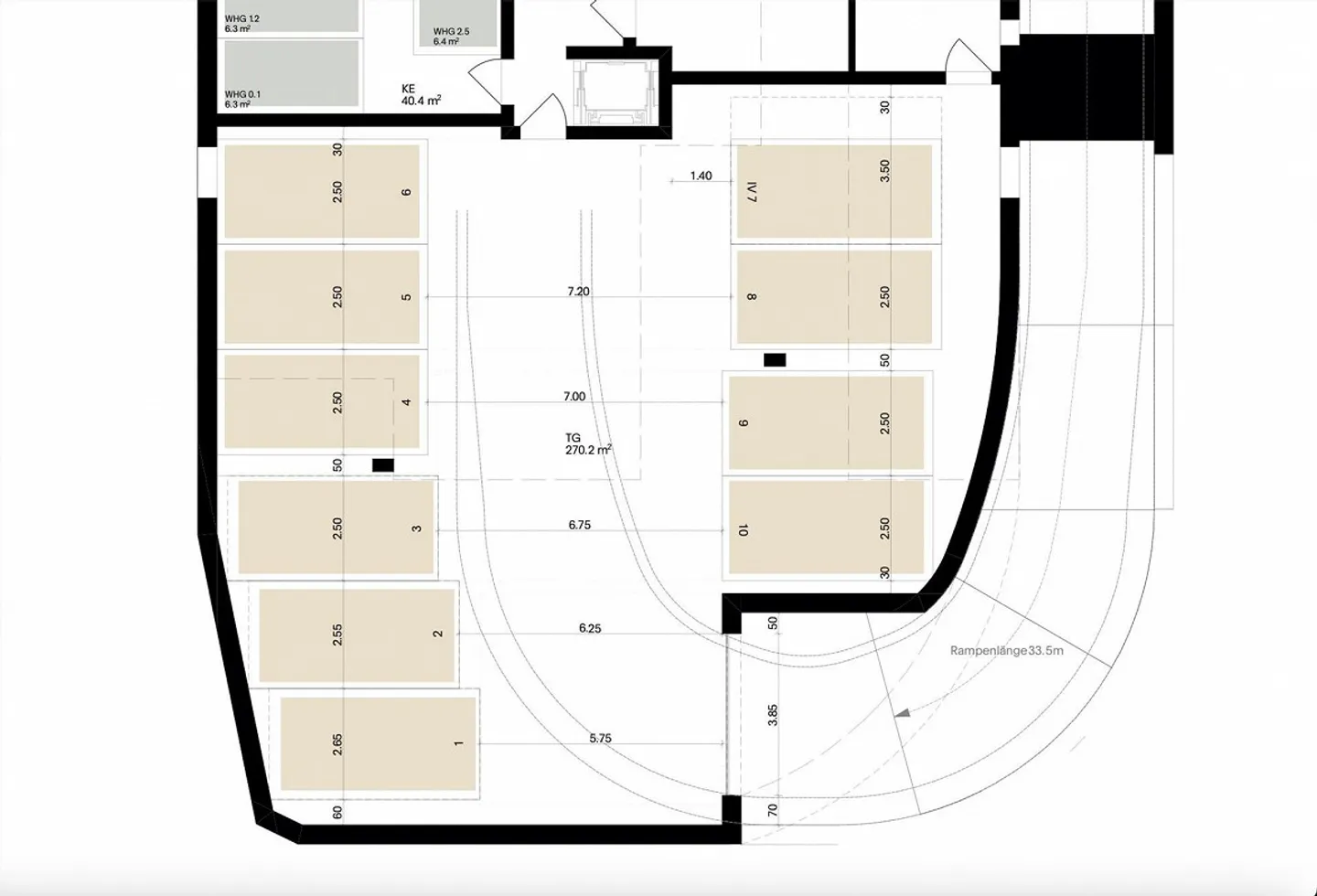 Underground parking spaces for sale in a prime location in Wil! - Photo 2 of 2