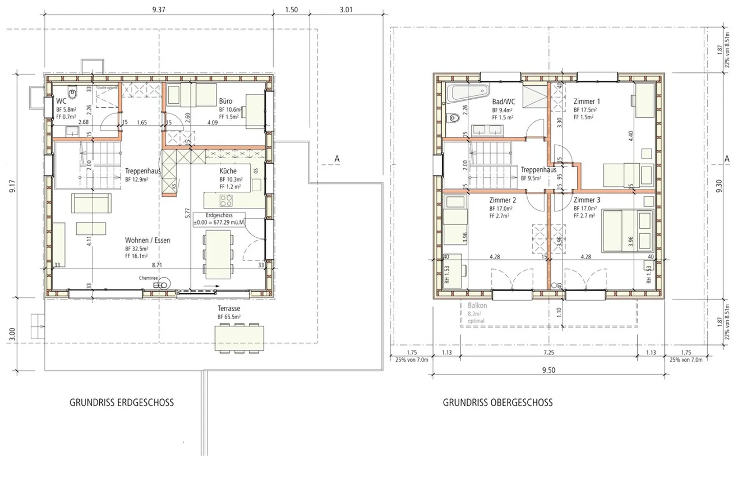 Building plot with 5-room single-family house preliminary project in the countryside - Photo 11 of 13