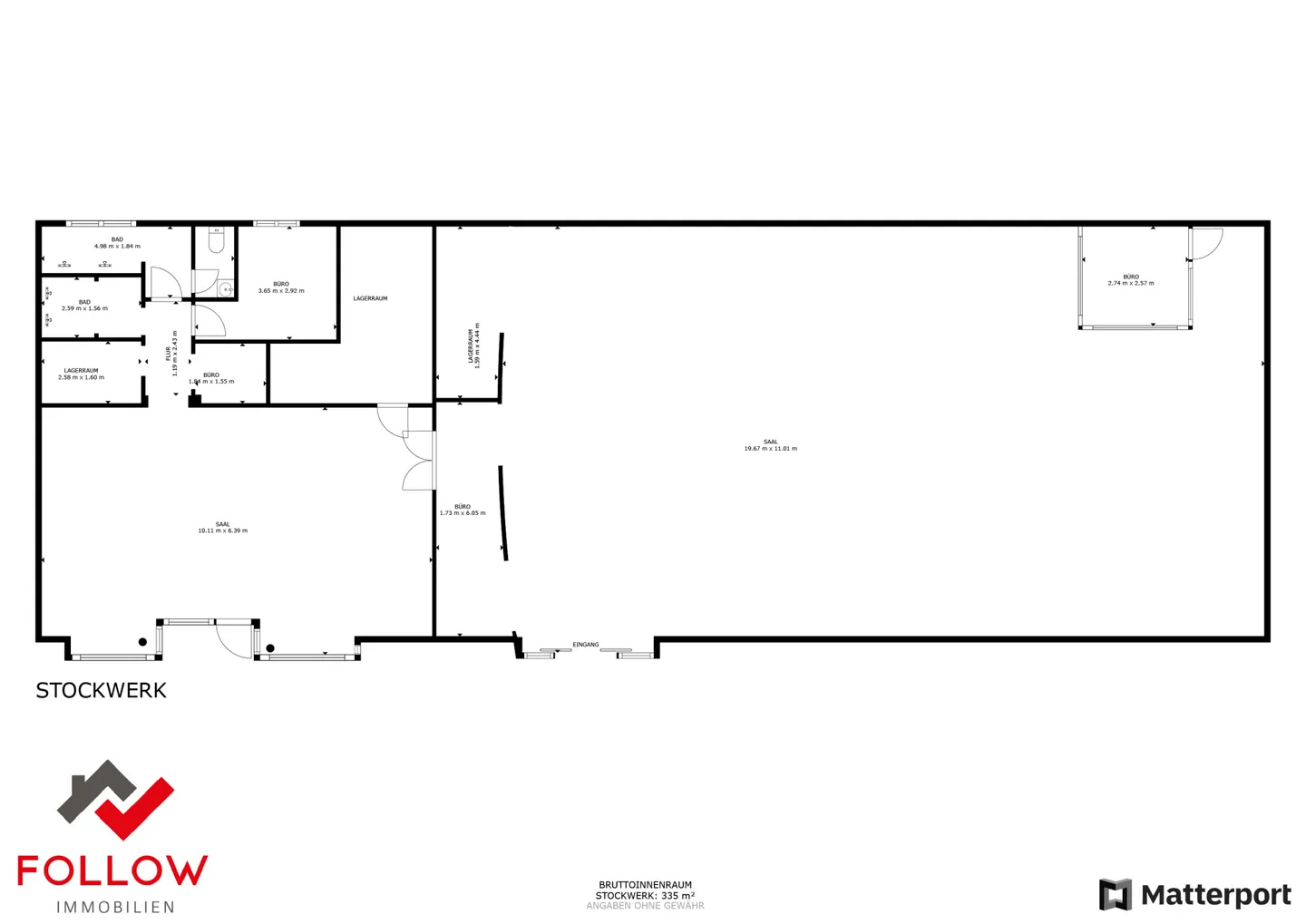 Versatile commercial space in the center of Lengnau - with flexible room concept - Photo 23 of 24
