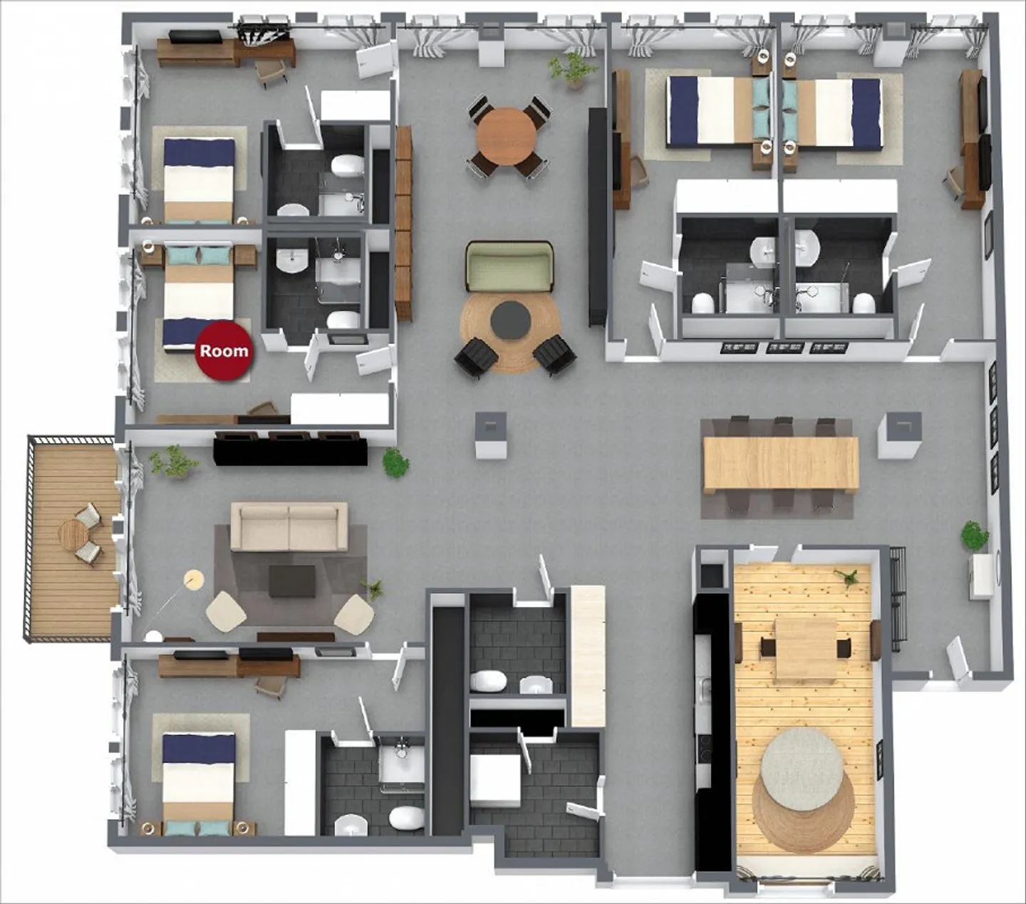 Coliving Progettato per la Concentrazione, la Comunità e il Comfort a Renens - Foto 31 di 31