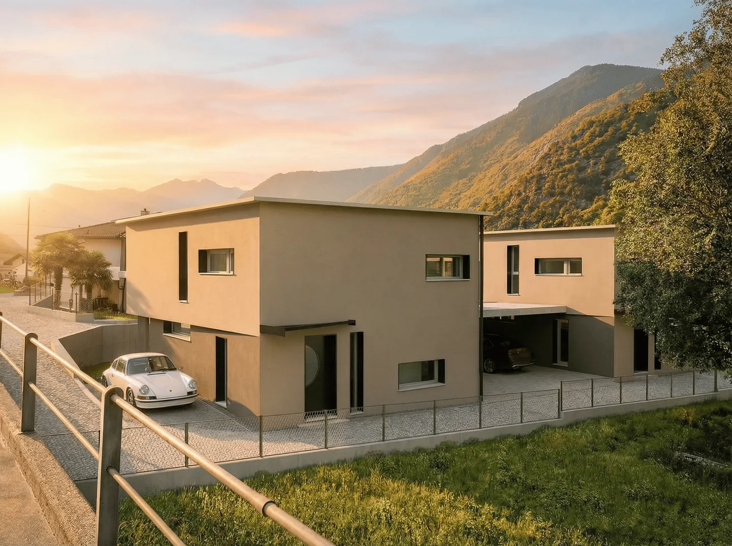 Maisons individuelles à Roveredo à vendre - Achèvement hiver 2025 - Photo 1 sur 10