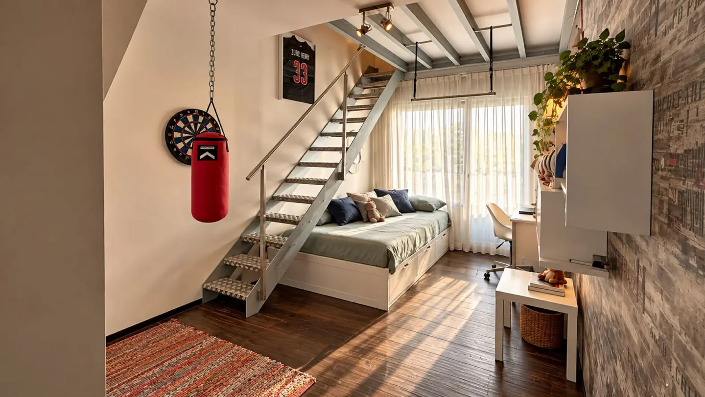 Superbo duplex attico nel cuore di Mies - Foto 6 di 10