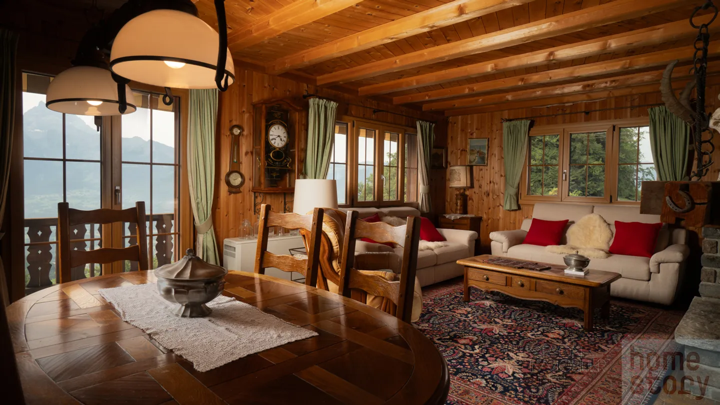 Seltene Familienwohnung mit Blick auf die Dents du Midi - Foto 1 von 22