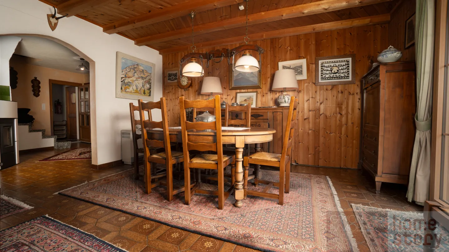 Seltene Familienwohnung mit Blick auf die Dents du Midi - Foto 4 von 22