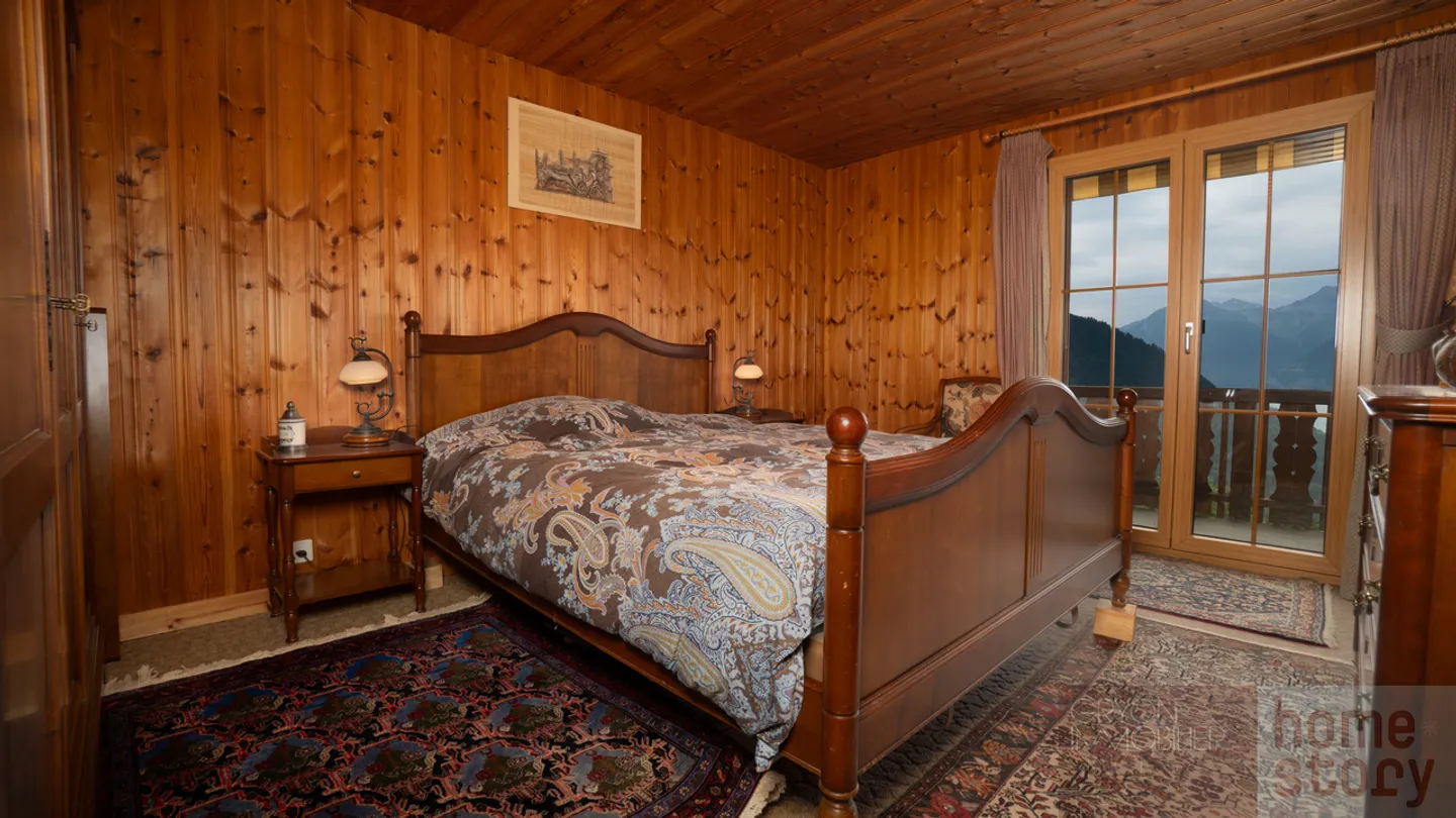 Seltene Familienwohnung mit Blick auf die Dents du Midi - Foto 8 von 22