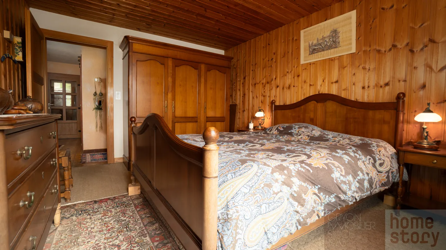 Seltene Familienwohnung mit Blick auf die Dents du Midi - Foto 10 von 22