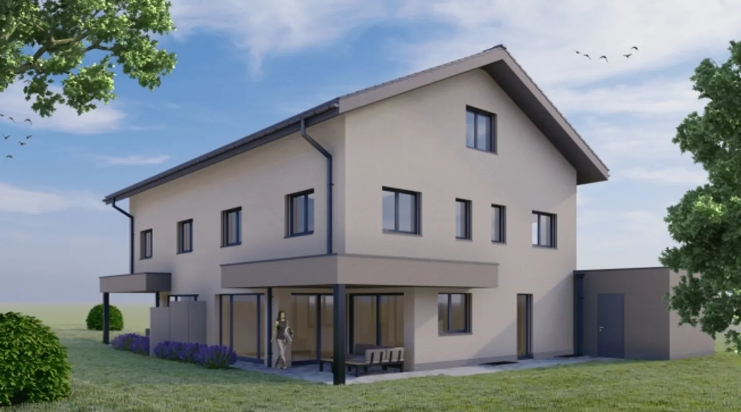«Attraktives Bauland mit bewilligtem Bauprojekt für Doppeleinfamilienhaus» - Foto 4 von 9
