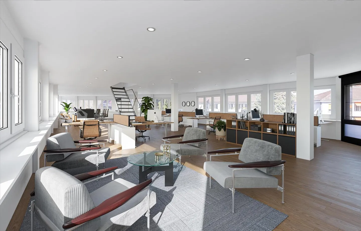 Top Location Attractive Office Space Directly at Belp Train Station - Photo 1 of 8