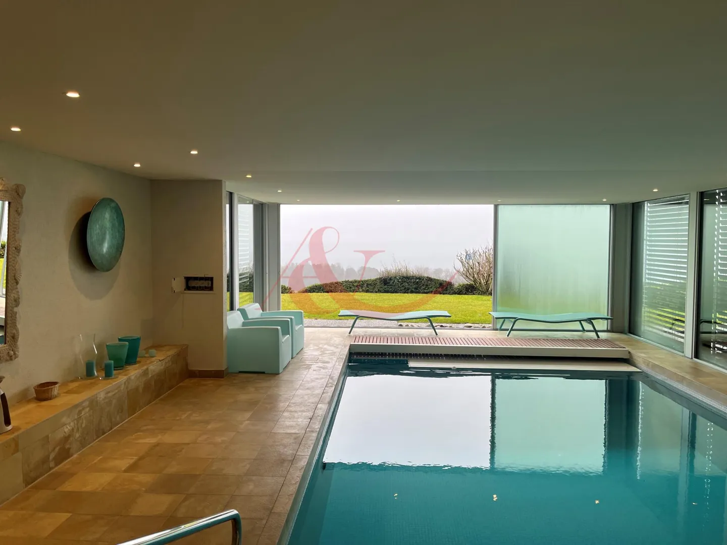 Wunderschöne 8,5-Zimmer-Villa mit atemberaubendem Blick auf den See in Cortaillod - Foto 11 von 11